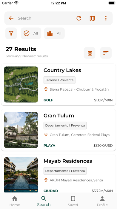 Origen Realty Screenshot