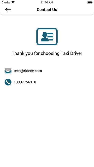ridexe driver Screenshot