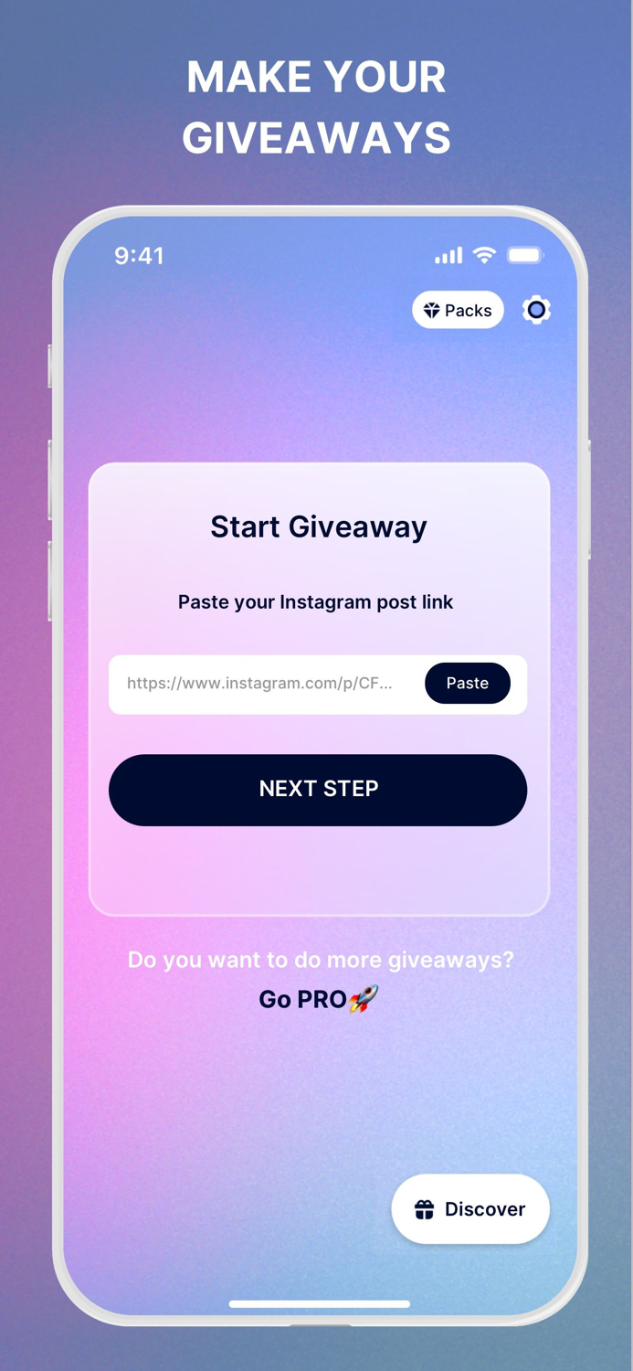 Giveaway Jet for Instagram