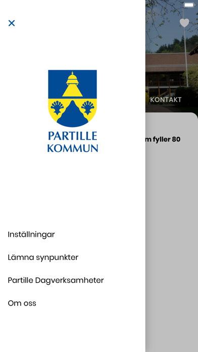 Partille dagverksamheter Screenshot