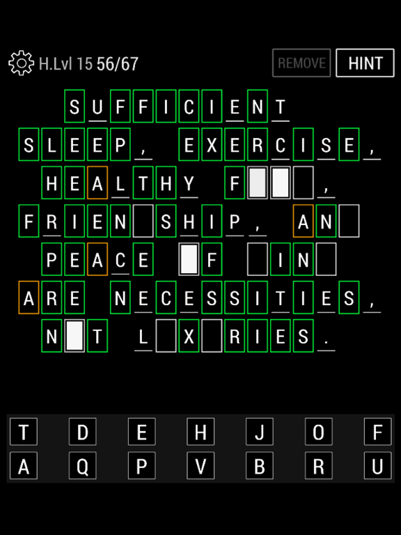 Cryptogram Cryptoquote Puzzle screenshot 3