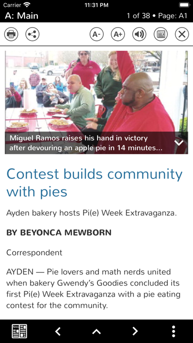 The Standard eEdition Screenshot