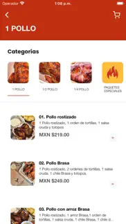 brasa rosticería iphone screenshot 3