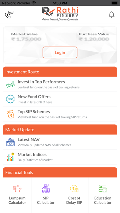 Rathi Finserv Screenshot