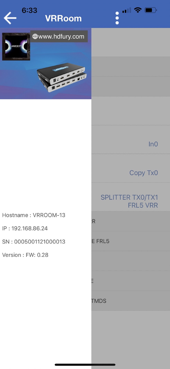 8K VRROOM Total Control