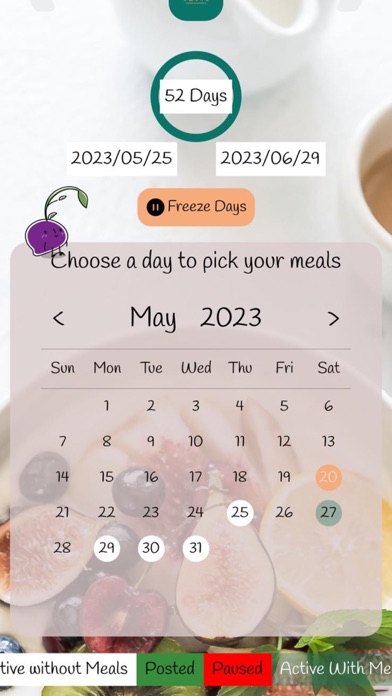 Swing Healthy Food Screenshot