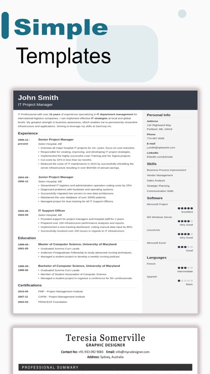 Professional ResumeCV  Builder screenshot-5