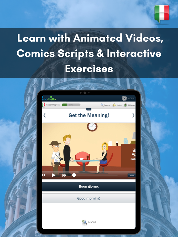 Learn Italian with Hello-Hello - 4.1 - (iOS)
