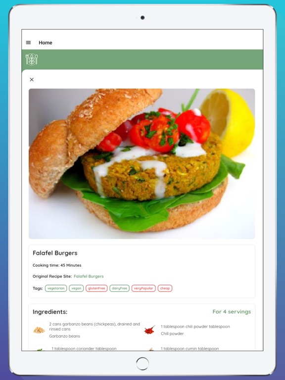 Screenshot #6 pour Vegan Recipe Healthy Food