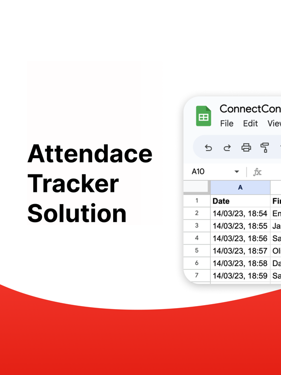 ScanMe QR Attendance Tracker iPad screenshot 1 - Productivity app