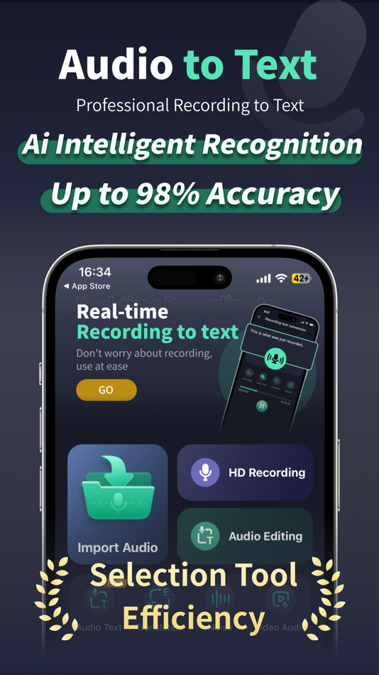#1. Audio Editor&clip convert MP3 (iOS) Bởi: Chengdu Shark Fin Network Technology Co., Ltd.