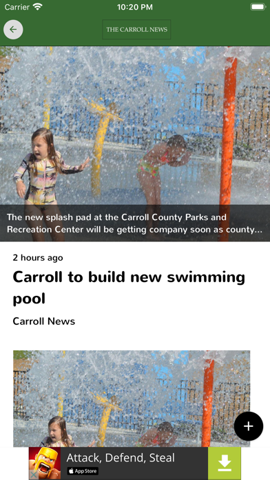 The Carroll News eEdition Screenshot