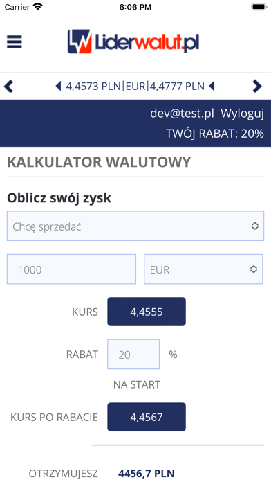 Liderwalut.pl Screenshot