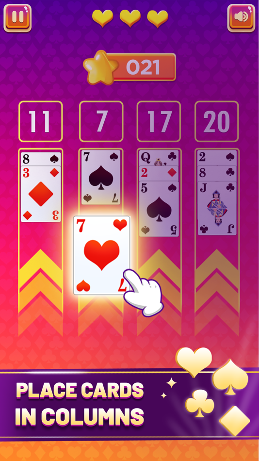 #4. Cards 21 - Puzzle Card Game (iOS) 由: GAMESFLY TECHNOLOGIES PRIVATE LIMITED