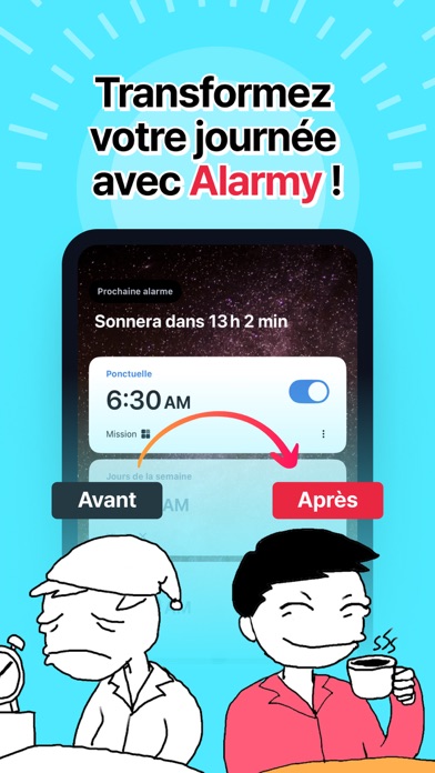 Screenshot #1 pour Alarmy – Réveil et sommeil