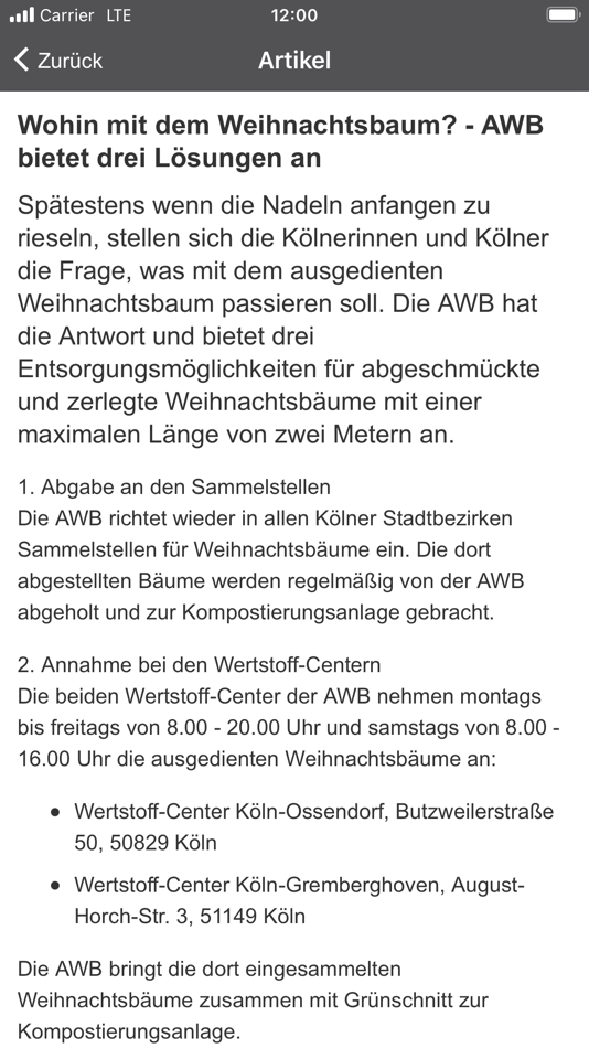 #3. MingAWB (iOS) 由: AWB Abfallwirtschaftsbetriebe Koln GmbH