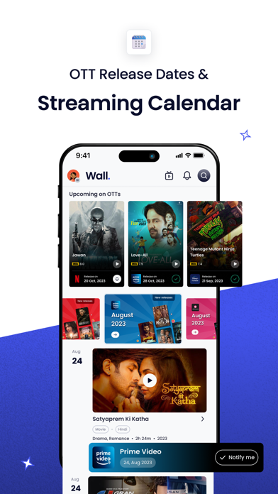 Wall: Movies, WebSeries on OTT Screenshot