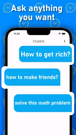 Game screenshot ChatEAI - AI Chat Bot apk