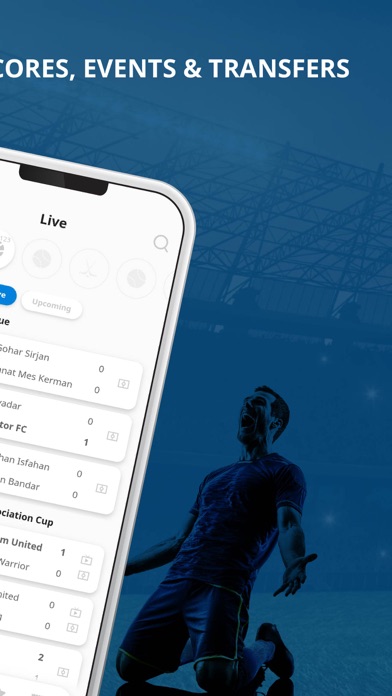 OneScore - Sports Live Score Screenshot