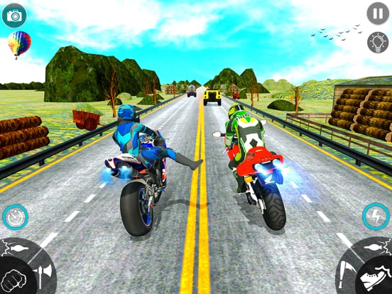 Screenshot #5 pour Attaque de vélo-course de moto