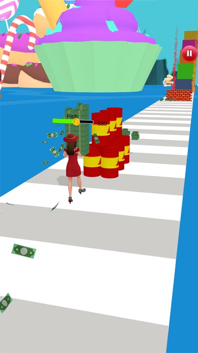 Money Girl Run 3D Screenshot