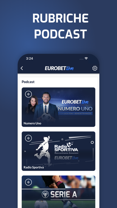Eurobet Live - Risultati sport Screenshot