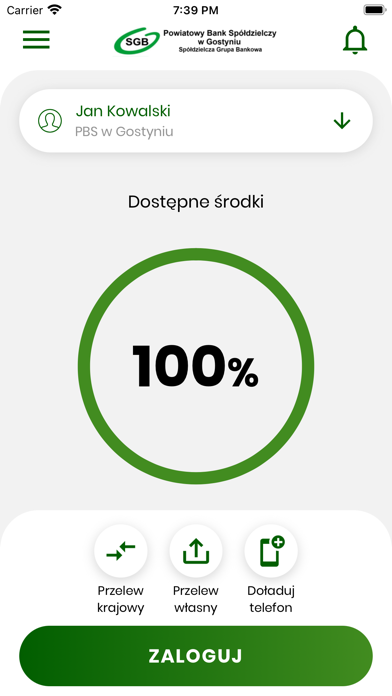 PBS Gostyń MobileNet Screenshot