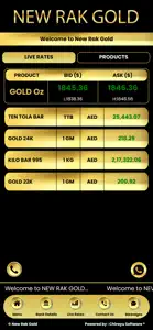 New Rak Gold screenshot #1 for iPhone