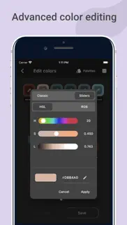 color gear x: create palette iphone screenshot 4