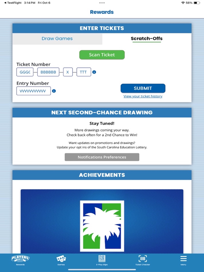 SCEL Players’ Club Rewards