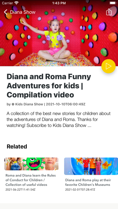 Watch Diana Shows Screenshot