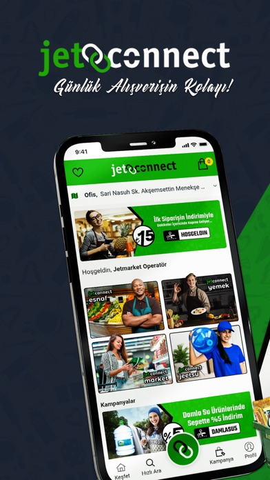 Jetconnect - Günlük Alışveriş Screenshot