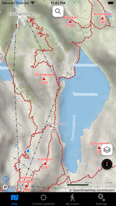 Hiking Map Austria Screenshot