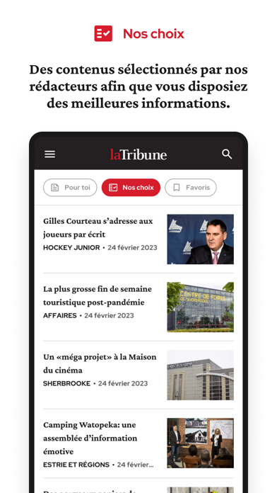 La Tribune Screenshot