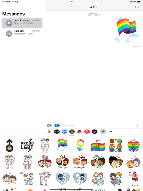 Screenshot #4 pour He's Mine Gay Stickers