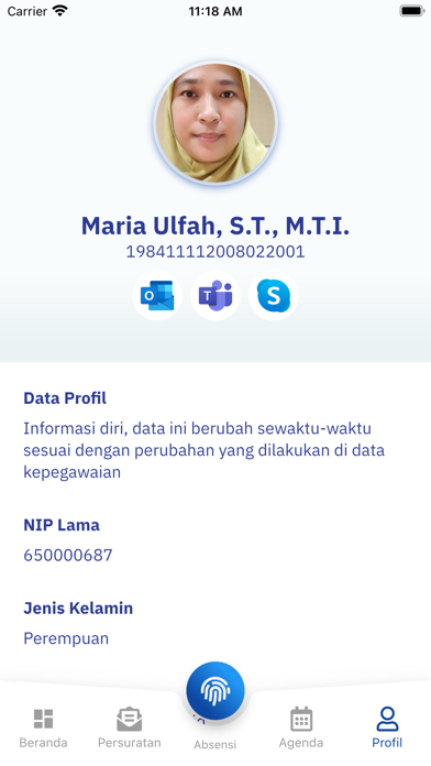 E-Office Keminves/BKPM Screenshot