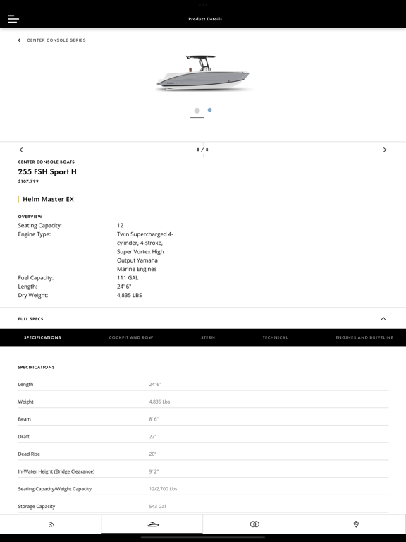 Yamaha Boats iPad screenshot 7 - Lifestyle app