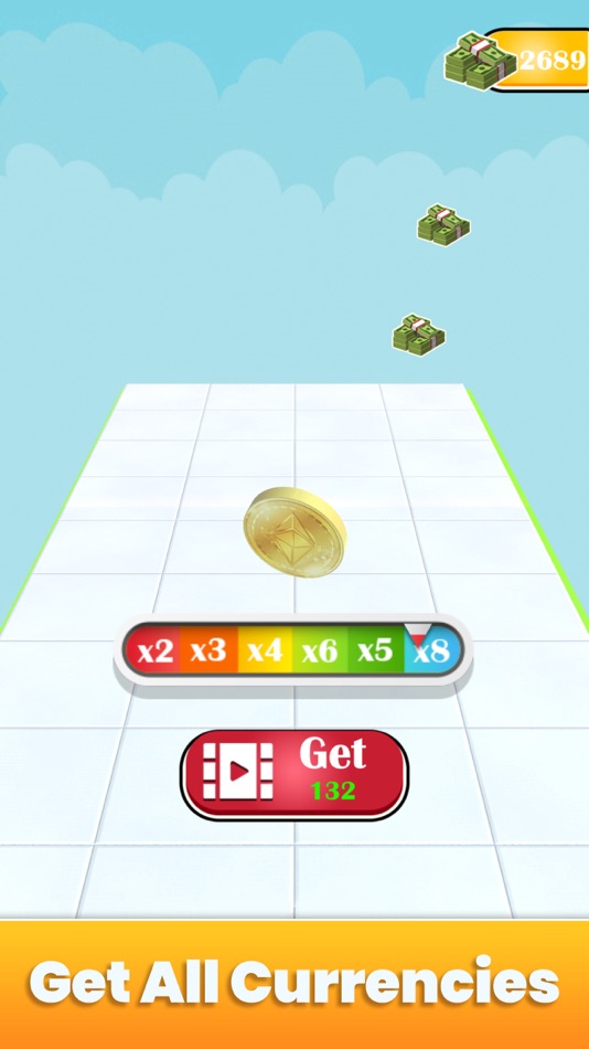#6. Crypto Rush 3D Coin Roll Race (iOS) 由: Vector Labs Limited