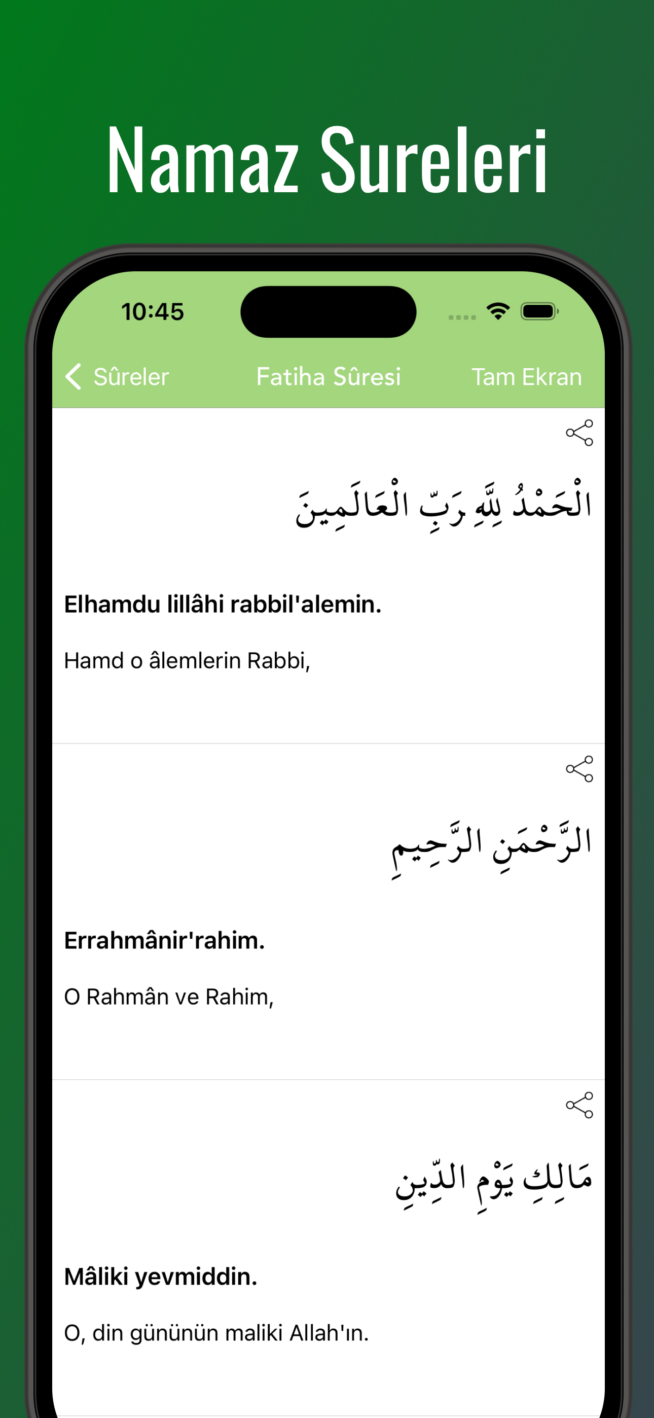 Namaz Sure ve Duaları Sesli