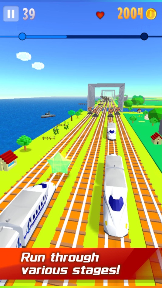 #2. Super Train Run -Shinkansen- (iOS) By: Ayumi Miyazaki
