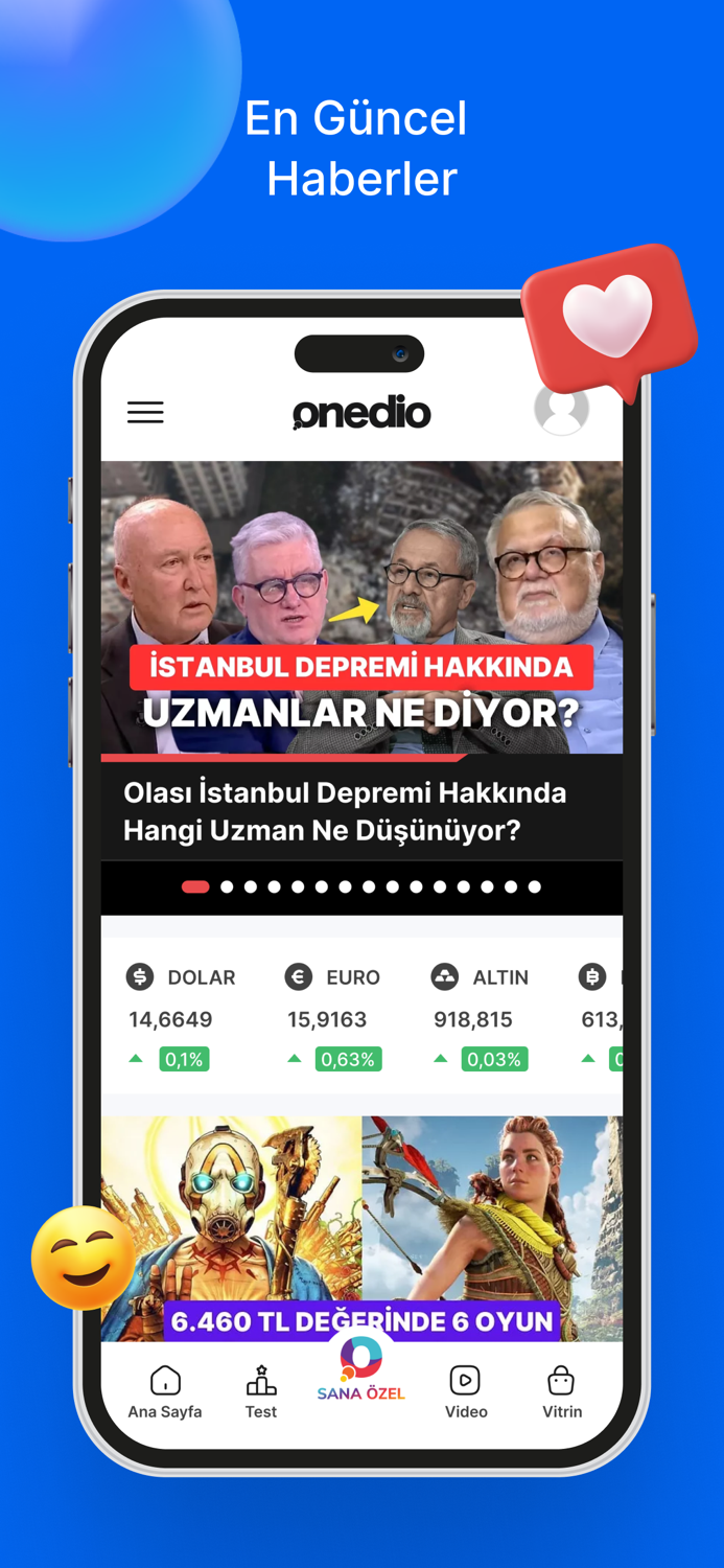 Onedio – İçerik Haber Test