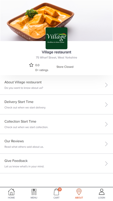Village Restaurant Screenshot