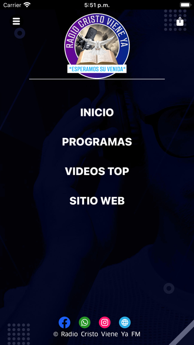 Radio Cristo Viene Ya FM Screenshot