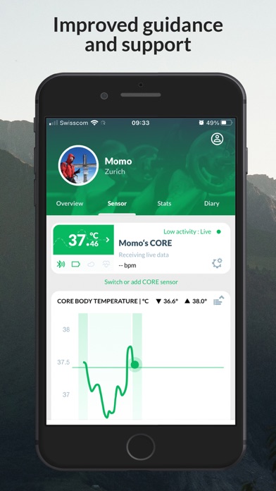 CORE - Core Body Temperature Screenshot