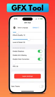 gfx tool pro iphone bildschirmfoto 1