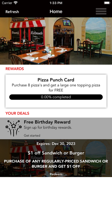 Bravo Pizza Italian Restaurant Screenshot