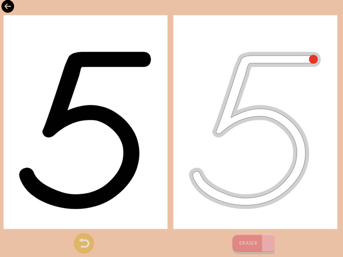 Montessori Number Tracing