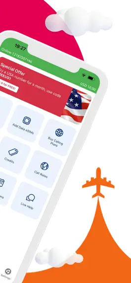 Game screenshot TASCOM eSIM: Virtual Numbers apk
