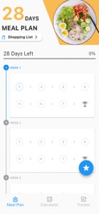 Digital Weight Scale Meal Plan screenshot #1 for iPhone