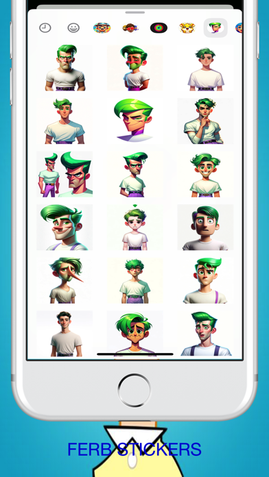 Ferb Altered Stickers Screenshot